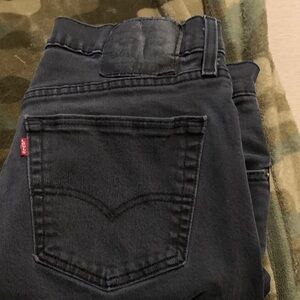 Levi's Charcoal Denim Pants